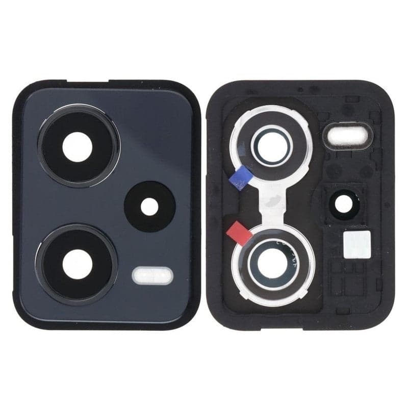 Camera Glass with frame for Redmi Note 12 pro Black