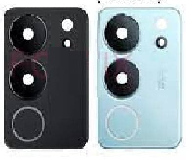 Camera Glass with Frame for Vivo V29 5G Black