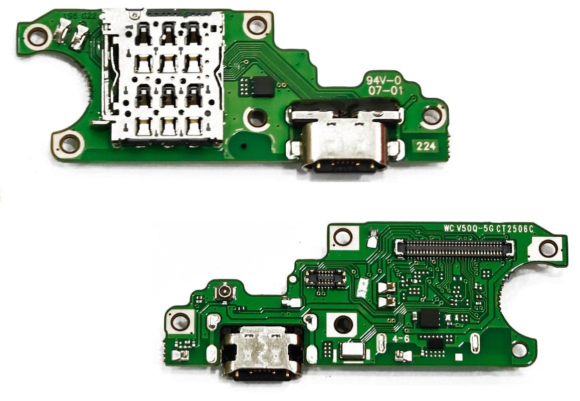 Charging Board Connector Flex for Vivo V50 Lite