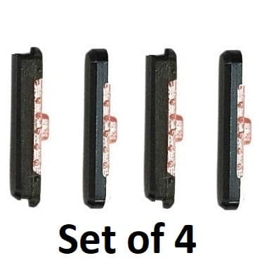 External Side Button Out Keys for LG G8X ThinQ Black thumbnail 2