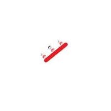 External Side Button Out Keys for OnePlus 6 Red
