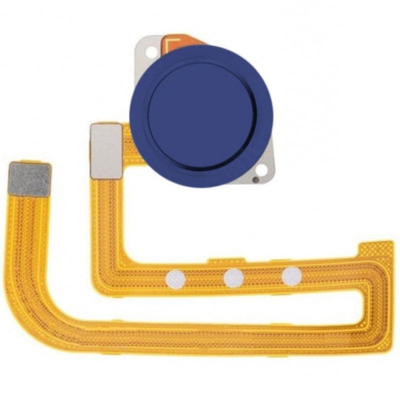 Fingerprint Sensor Flex for Moto G8 Blue