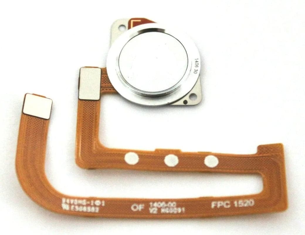 Fingerprint Sensor Flex for Moto G8 White