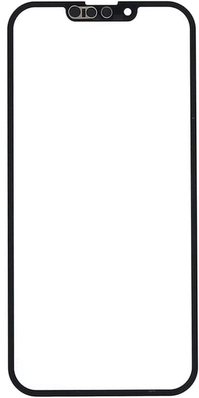 Touch Screen Front Glass for Apple iPhone 13 Pro Max Black thumbnail 2