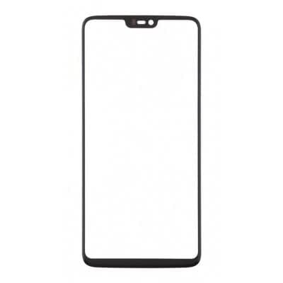 Touch Screen Front Glass for OnePlus 6 Black