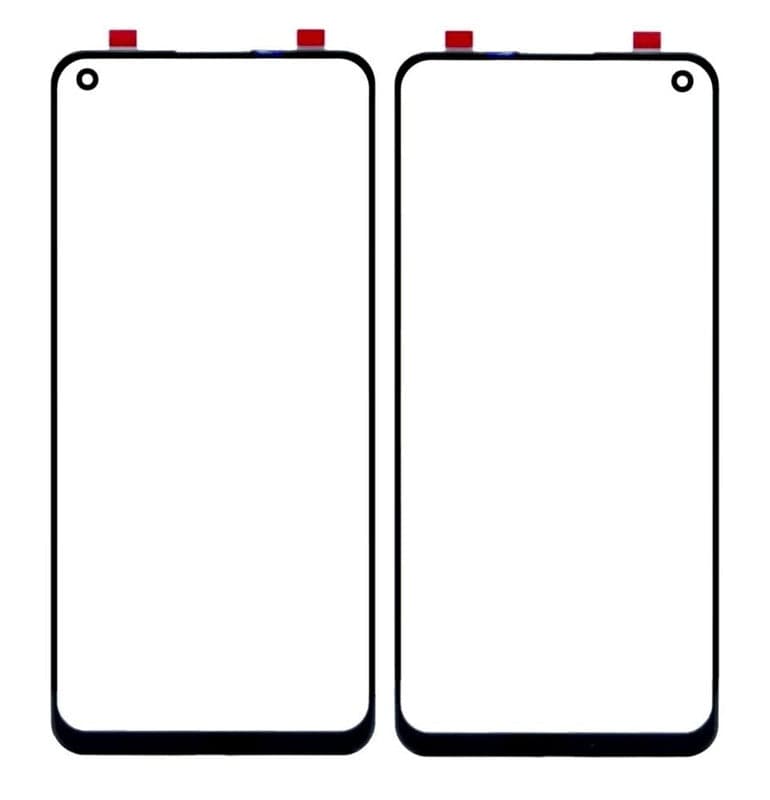Touch Screen Front Glass for Realme 8 Pro Black