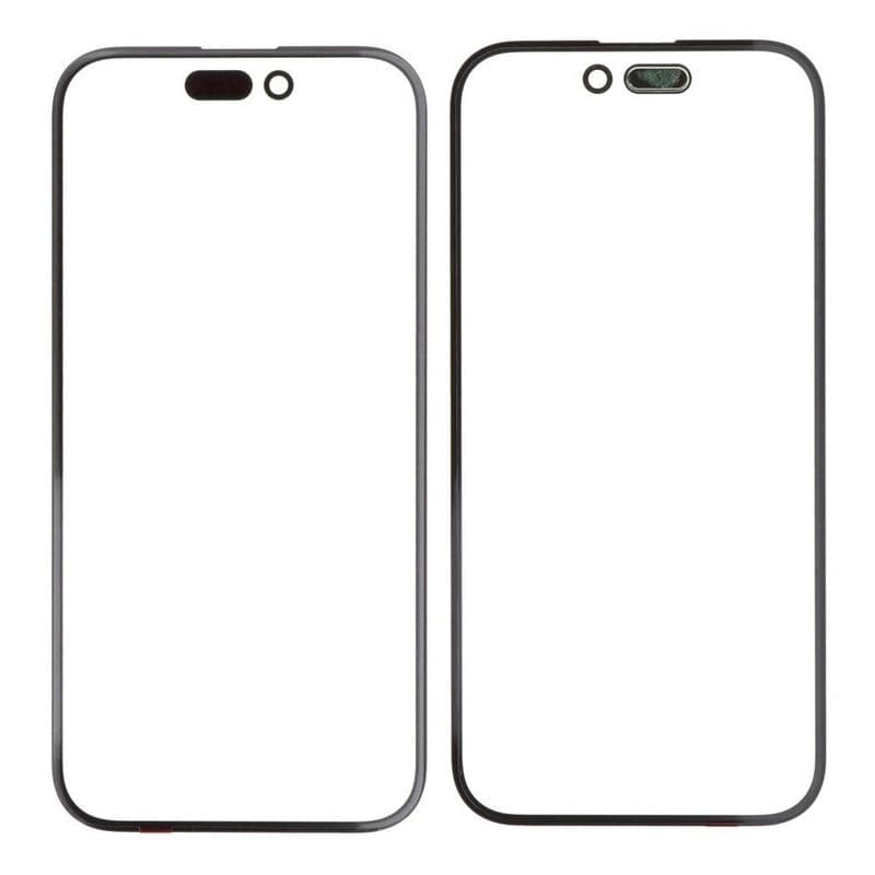 Front Touch Screen Glass for Iphone 15 Plus Black