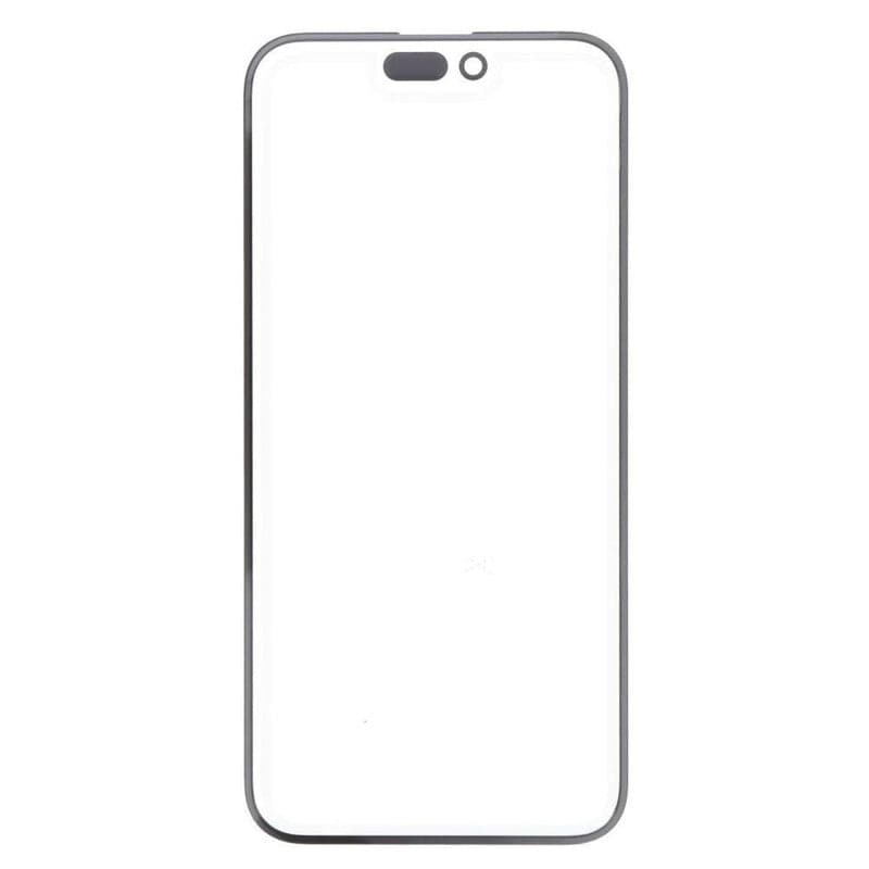 Front Touch Screen Glass for Iphone 15 Pro Max Black