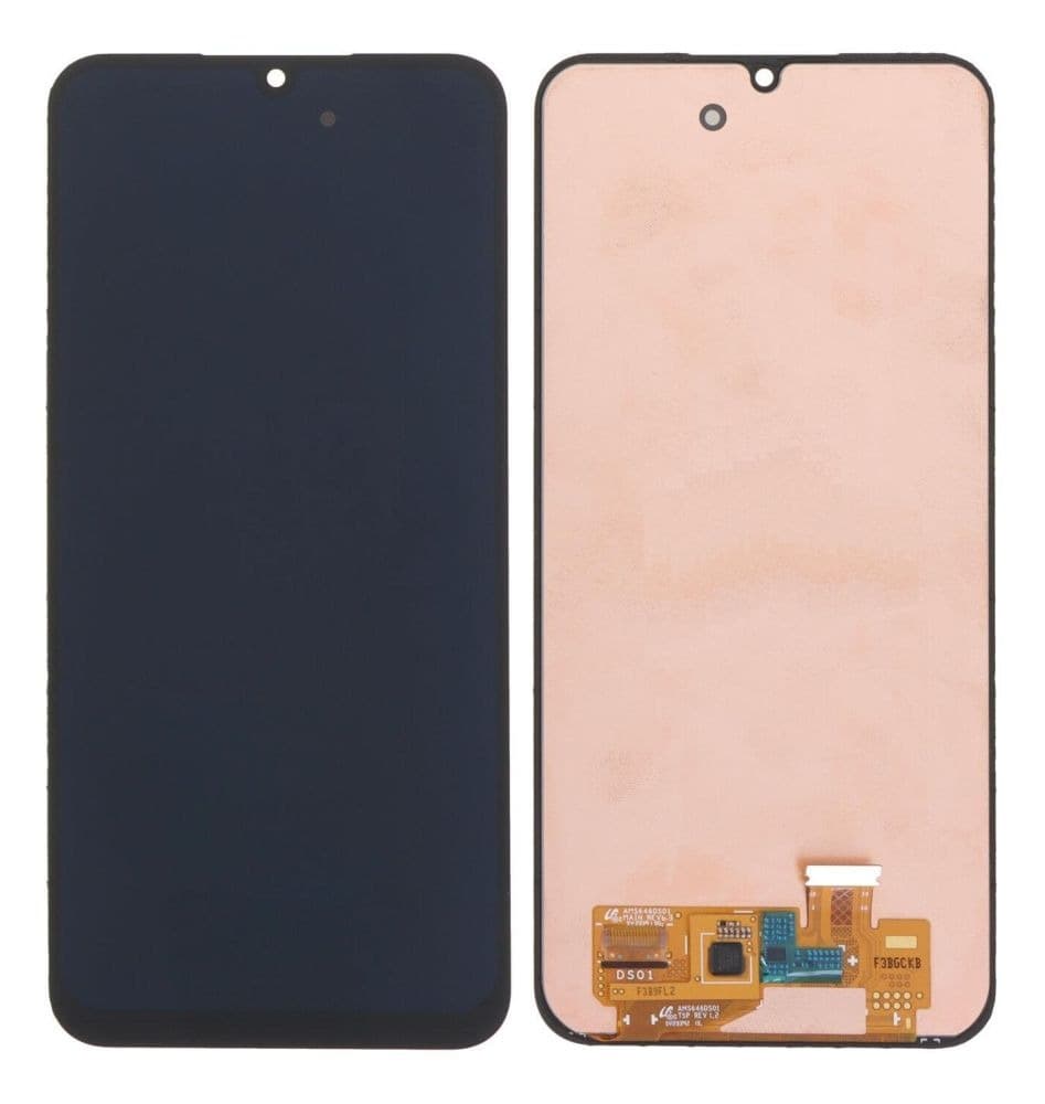 Lcd Display Combo Folder for Samsung Galaxy A25 Black