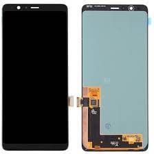 Lcd Display Combo Folder for Samsung Galaxy A8 Star Black