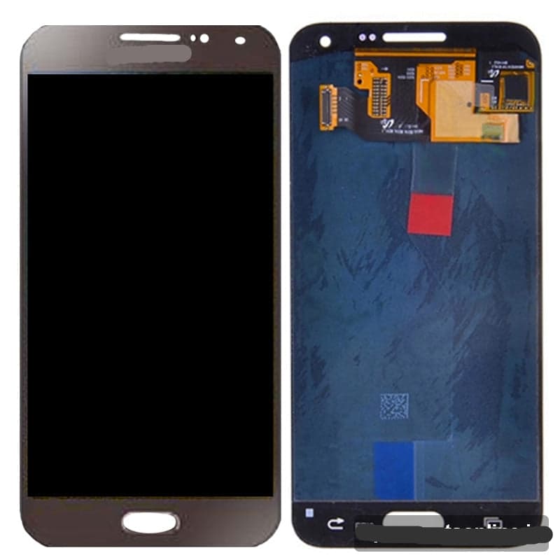 Lcd Display Combo Folder for Samsung Galaxy E7 Brown