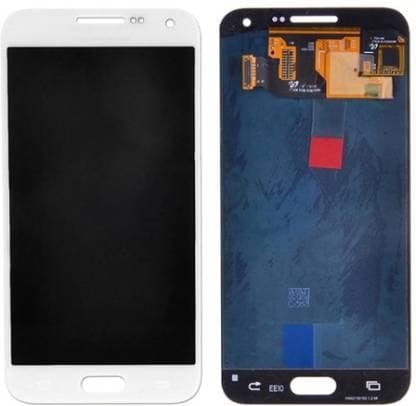 Lcd Display Combo Folder for Samsung Galaxy E7 White