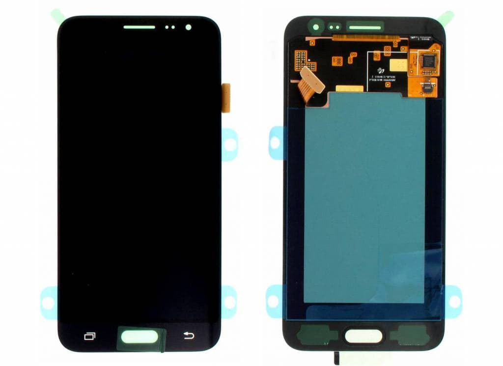 Lcd Display Combo Folder for Samsung Galaxy J3 2016 Black