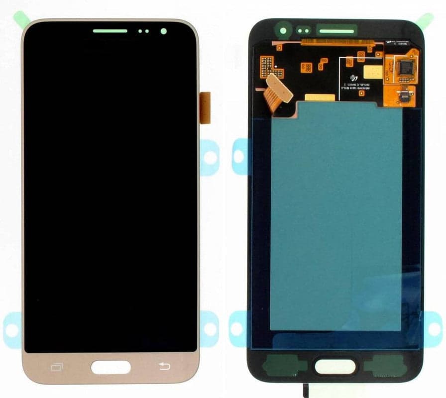 Lcd Display Combo Folder for Samsung Galaxy J3 2016 Gold