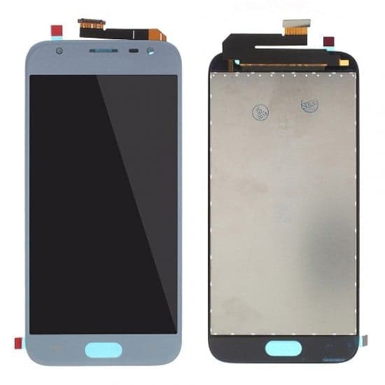 Lcd Display Combo Folder for Samsung Galaxy J3 2017 Blue