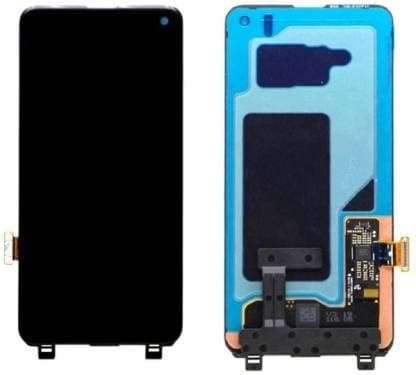 OLED Lcd Display Combo Folder for Samsung Galaxy S10 Black thumbnail 2