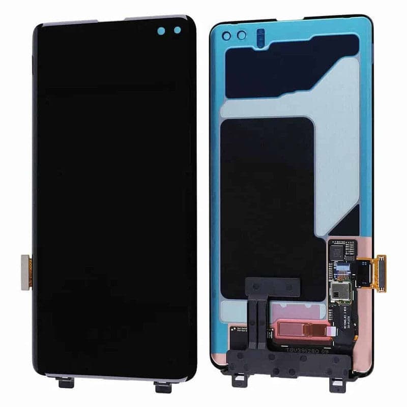 Lcd Display Combo Folder for Samsung Galaxy S10 Plus Black