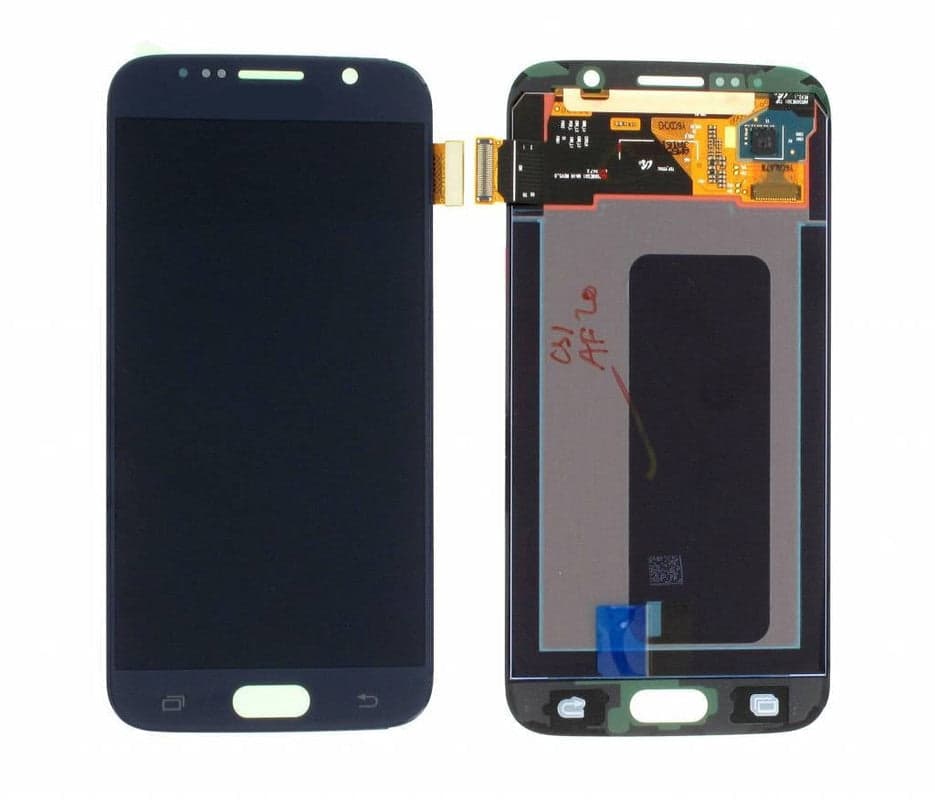 Lcd Display Combo Folder for Samsung Galaxy S6 Black