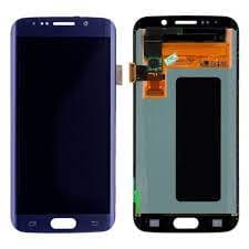 Lcd Display Combo Folder for Samsung Galaxy S6 Edge Blue