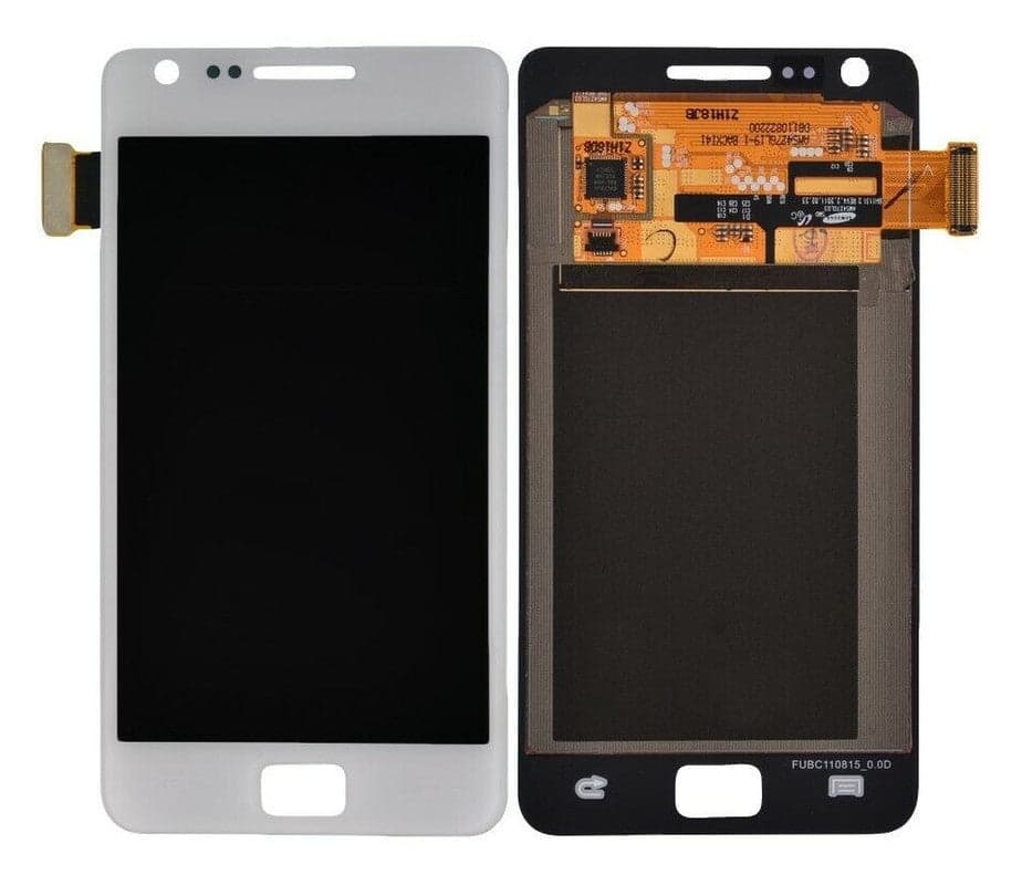 Lcd Display Combo Folder for Samsung Galaxy SII White