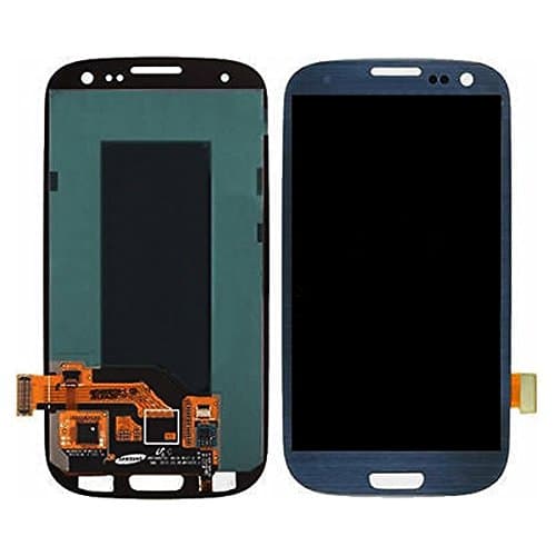 Lcd Display Combo Folder for Samsung Galaxy SIII Blue