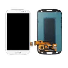 Lcd Display Combo Folder for Samsung Galaxy SIII White