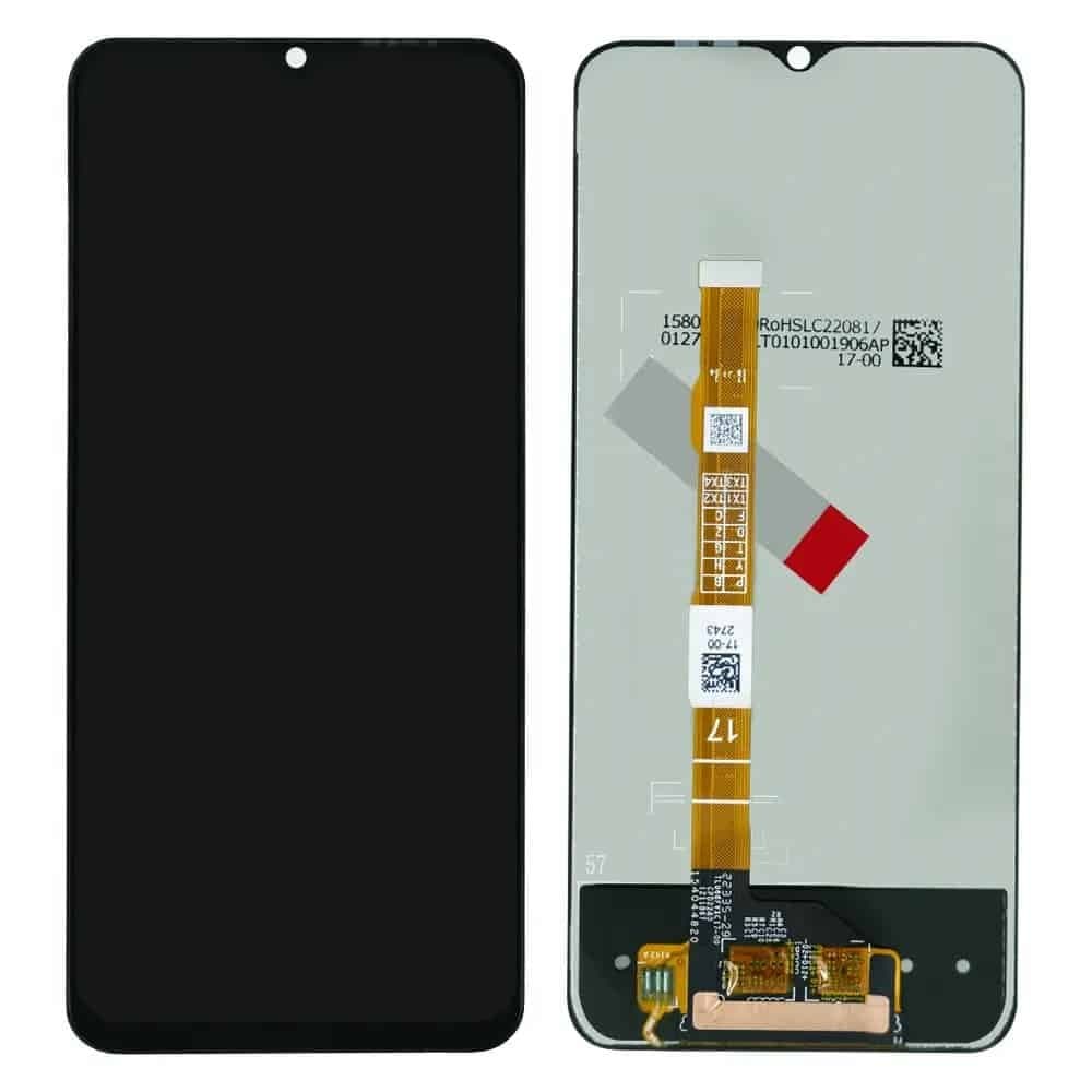 Lcd Display Combo Folder for Vivo T2X 5G Black