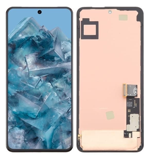 Lcd Display Combo Folder with Frame for Google Pixel 6A Black