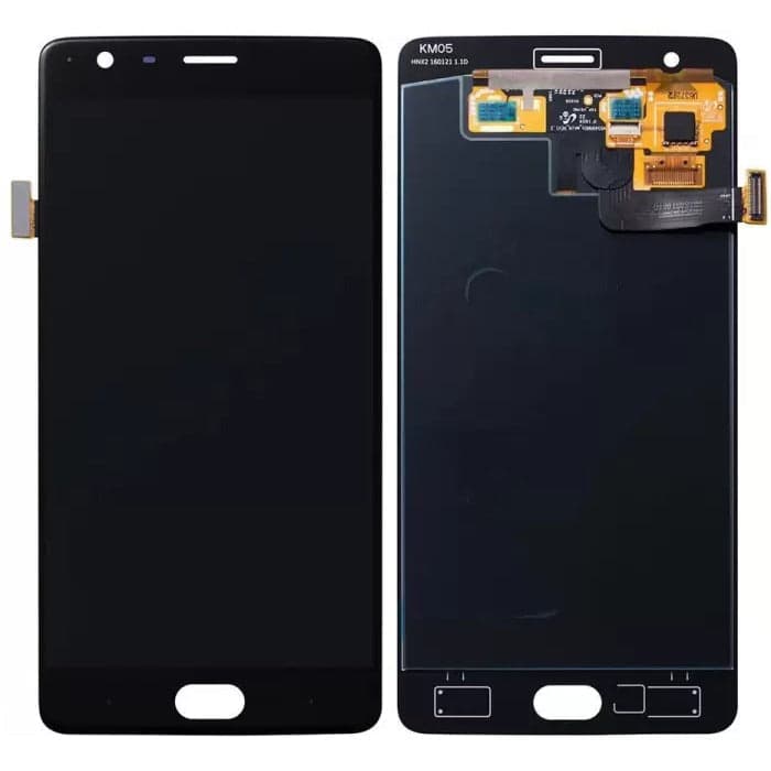 Lcd Display Combo Folder for OnePlus 3 Black