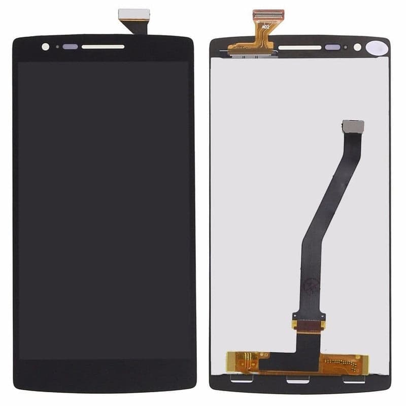 Lcd Display Combo Folder for OnePlus One Black