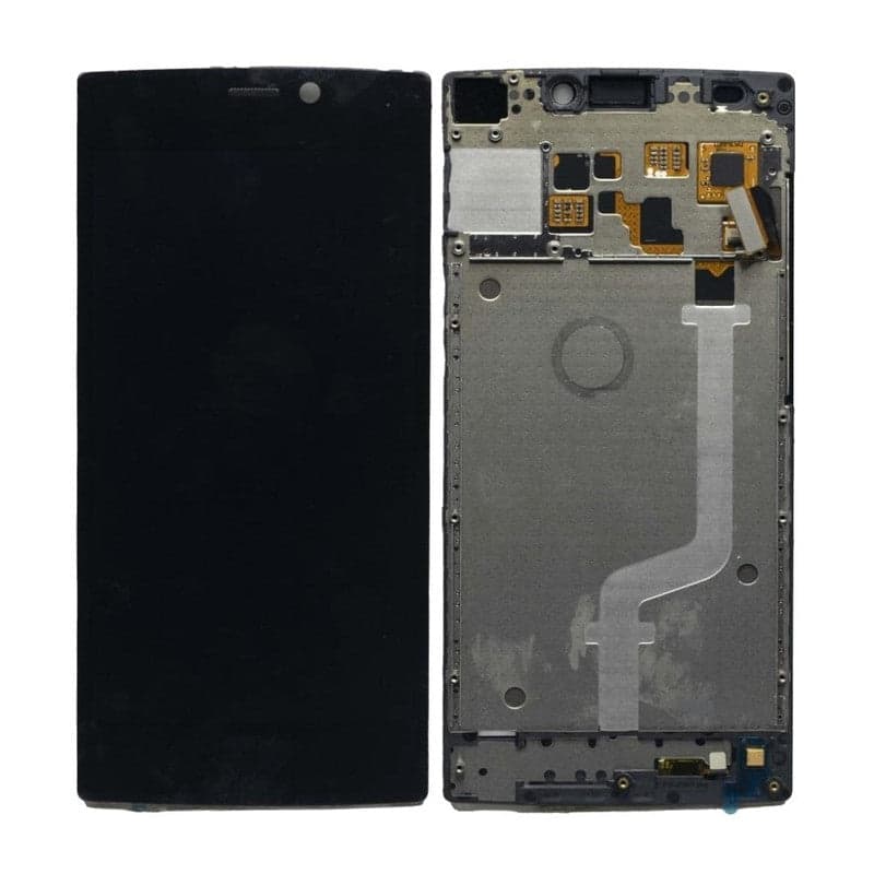 Lcd Display Folder Combo for GIONEE 5.5 LED WALA Black