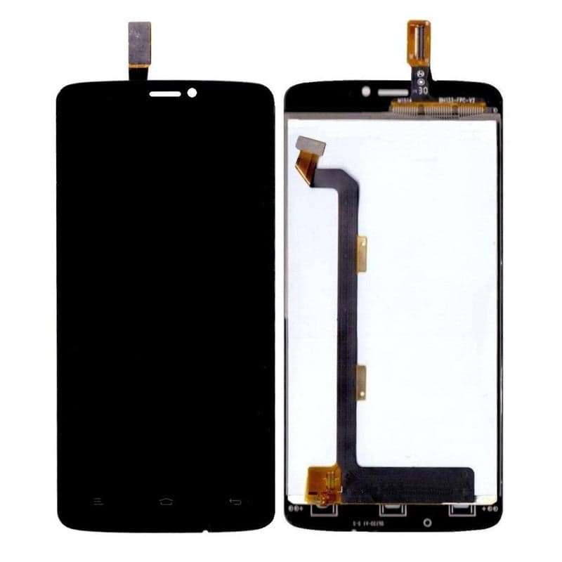Lcd Display Folder Combo for GIONEE V4S WITH FRAME CARE Black