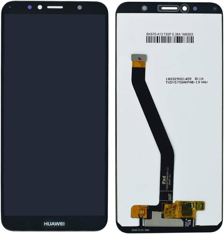 LCD Display Folder Combo for Huawei Honor 7A Black