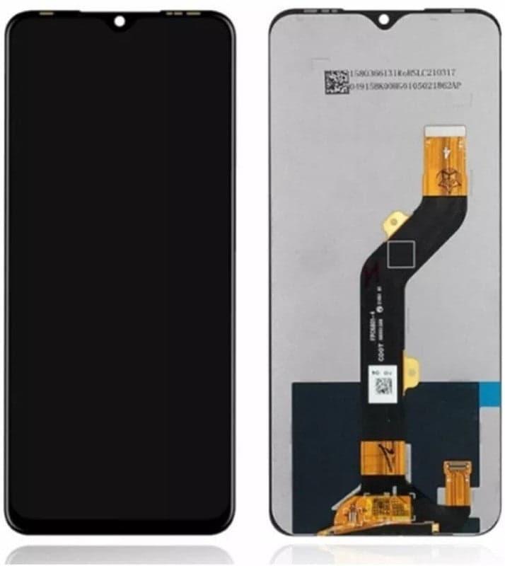 Lcd Display Combo Folder for Infinix Hot 10 Play X688C, X688B Black