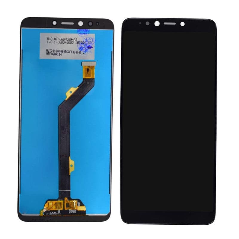 Lcd Display Combo Folder for Infinix Hot 6 Pro X608 Black thumbnail 3