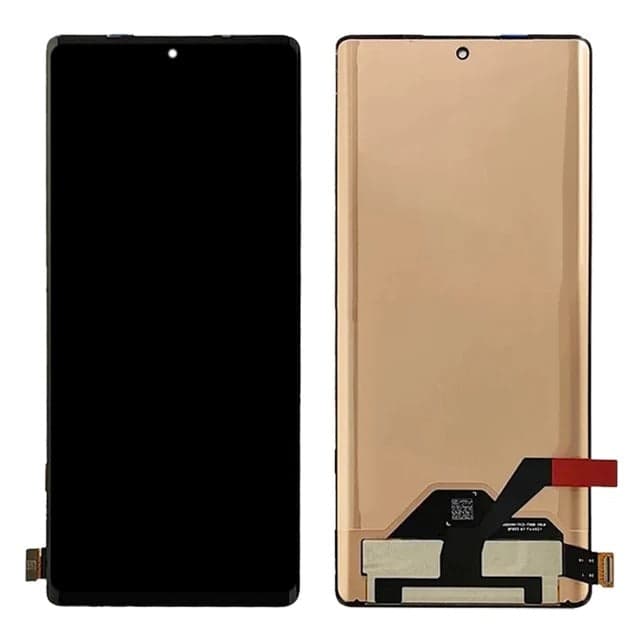 OLED Lcd Display Combo Folder for Infinix Zero 30 4G X6731B Black