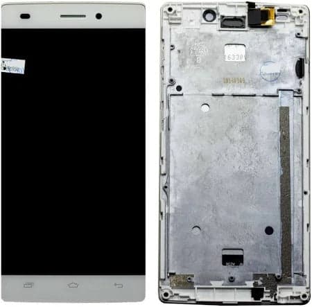 Lcd Display Folder Combo for INTEX AQUA PACE Black