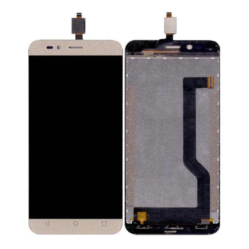 Lcd Display Folder Combo for INTEX AQUA TREND Black
