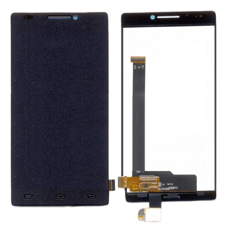 Lcd Display Folder Combo for INTEX DESIRE HD Black
