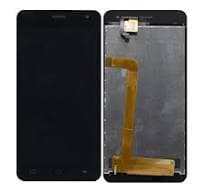 Lcd Display Folder Combo for INTEX IMO318ND Black