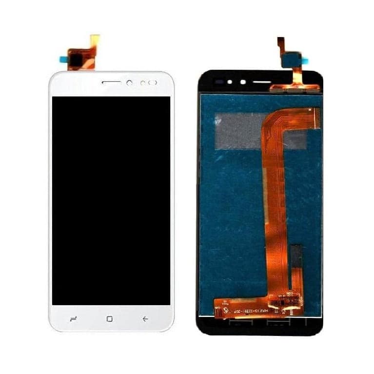 Lcd Display Folder Combo for INTEX LIONS X1 White