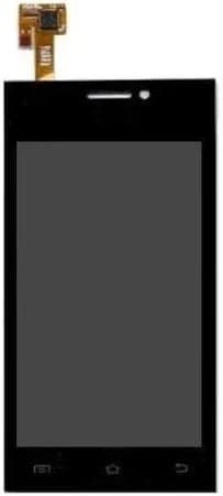 Lcd Display Folder Combo for INTEX Y2 Black