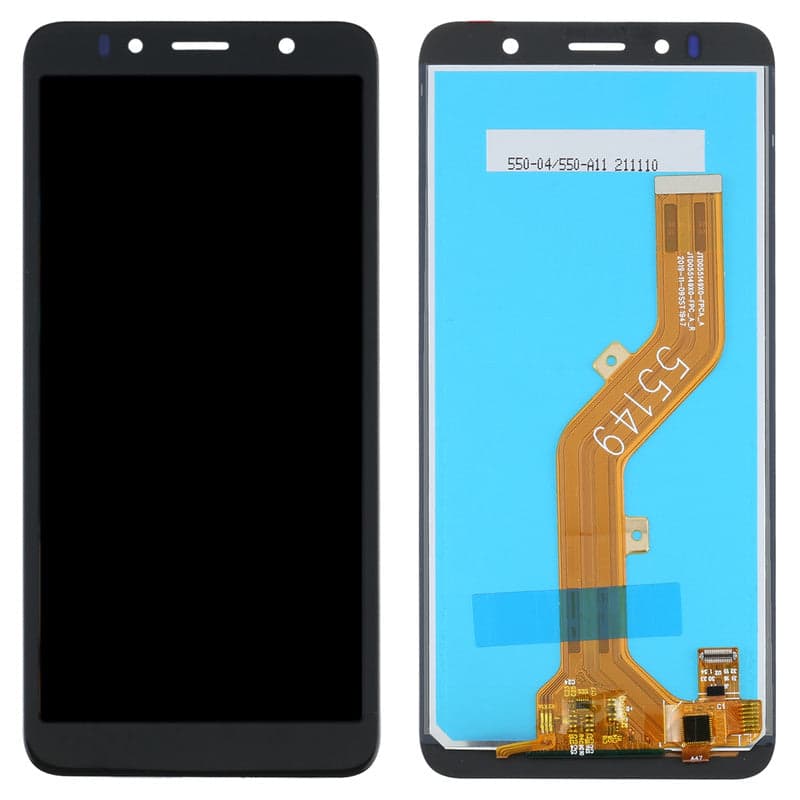LCD Display Folder Combo for Itel A36 Black