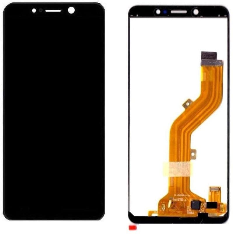 Lcd Display Folder Combo for ITELL A44 Black