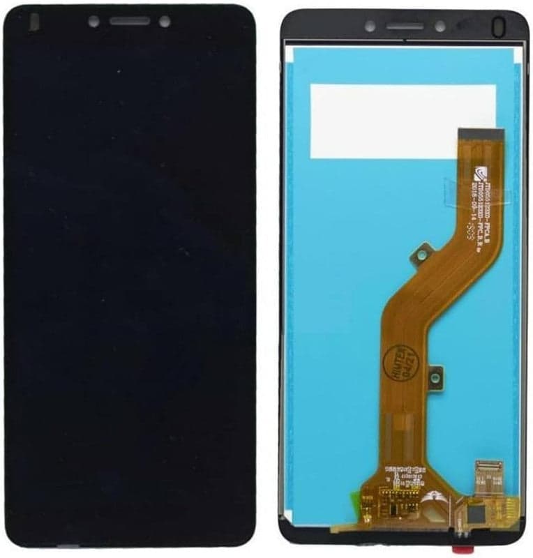 Lcd Display Folder Combo for ITELL A46 Black