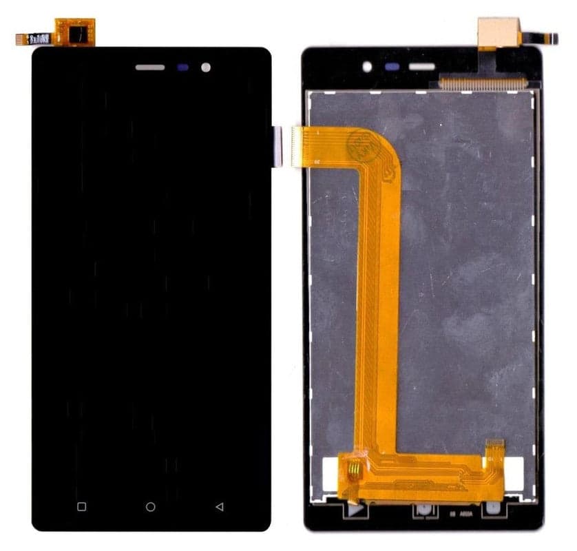 Lcd Display Folder Combo for KARBONN S205 Black