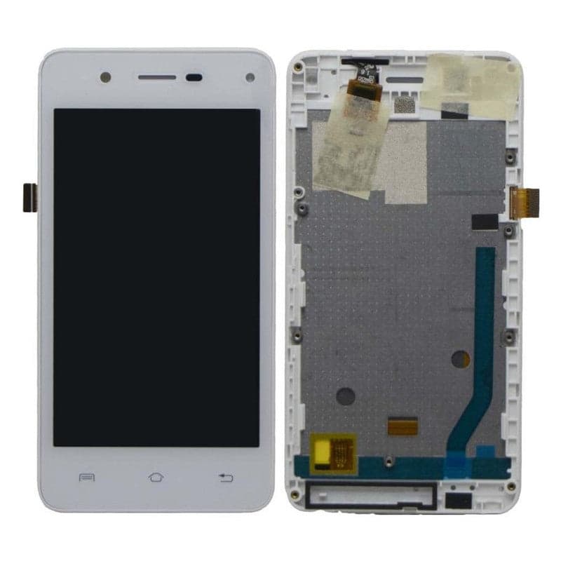 Lcd Display Folder Combo for LAVA A44 white