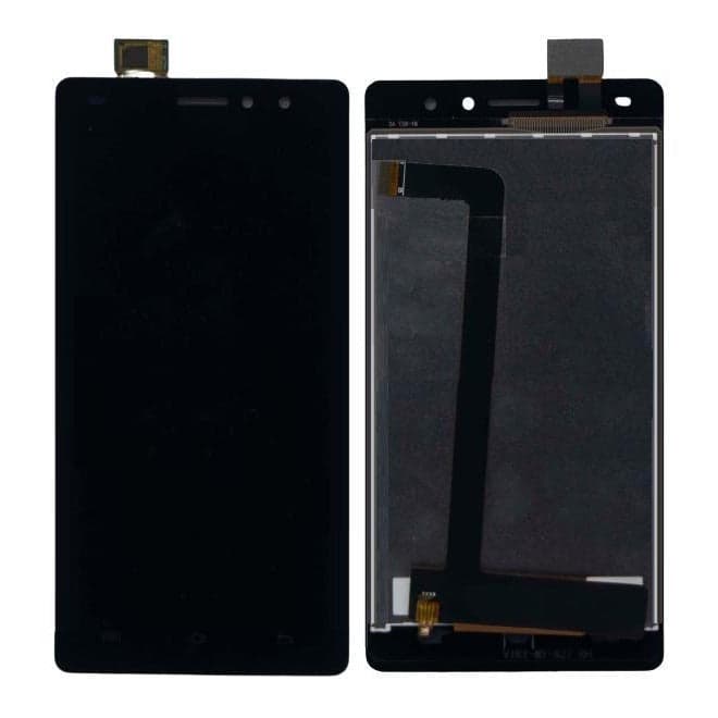 Lcd Display Folder Combo for LAVA A71 Black