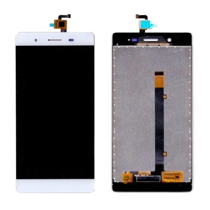 Lcd Display Folder Combo for LAVA x10 White