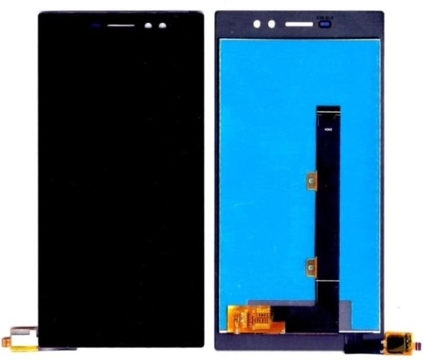 Lcd Display Folder Combo for LAVA X38 Black